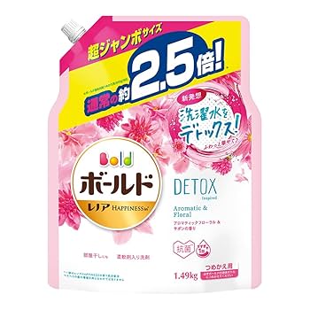 Amazon | ボールド 洗濯洗剤 液体 洗濯水をデトックス アロマ